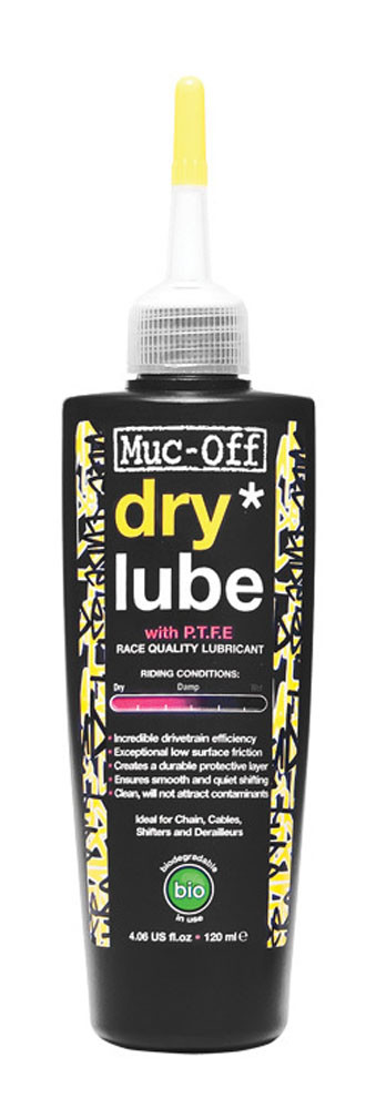 MUC-OFF Dry Lube 120 mlFor dry and dusty conditions, Wax based