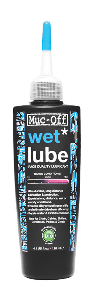 MUC-OFF Wet Lube 120 mlFor wet and muddy conditions, Repels