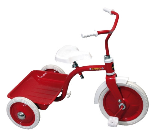Trehjuling bambo röd