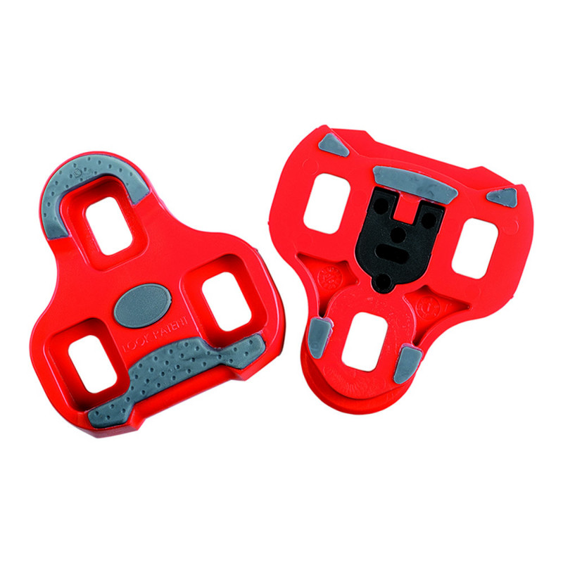 LOOK Cleat Keo Grip Red Compatible with LOOK Keo pedals Float:9°